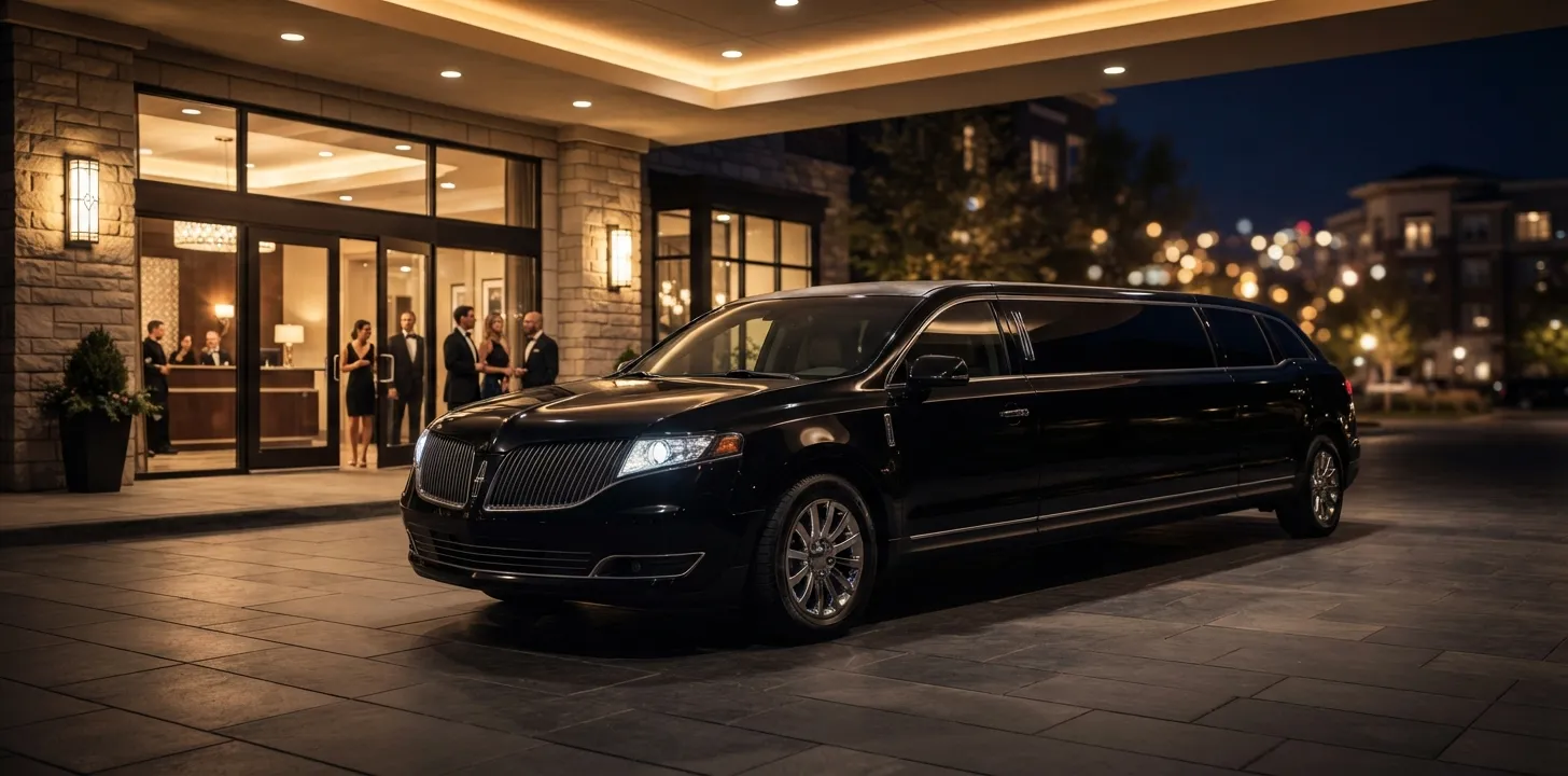 Maple Grove MN limo service - chauffeur car near The Shoppes at Arbor Lakes and business hubs - MSP Airport Limo Service