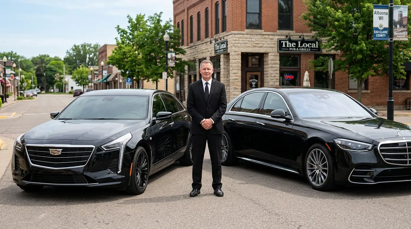 Altoona WI to MSP car service - private black car from Altoona, Wisconsin to MSP Airport - MSP Airport Limo Service