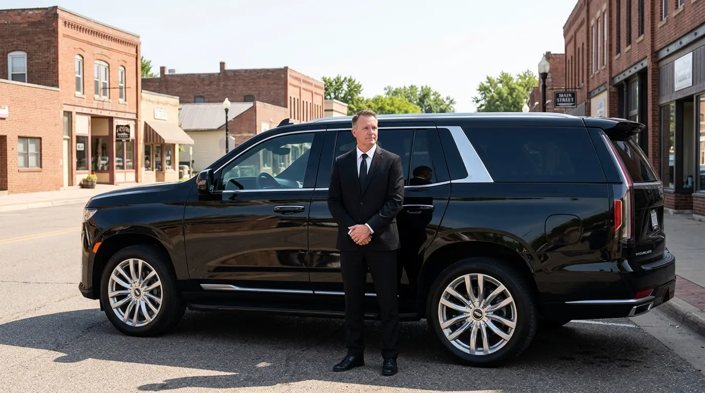Baldwin WI to MSP car service - private black car from Baldwin, Wisconsin to MSP Airport - MSP Airport Limo Service