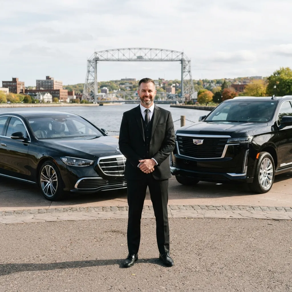Luxury SUV for Duluth MN limo service to MSP Airport