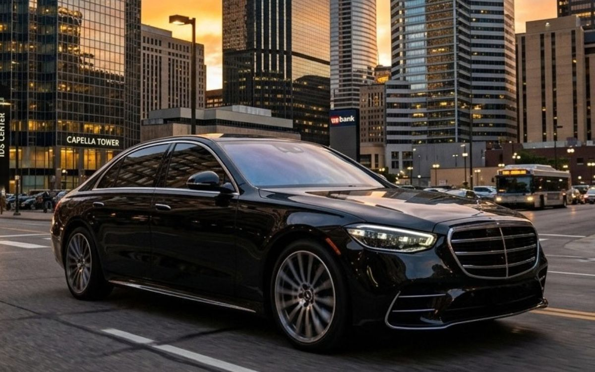 Luxury Sedan — Mercedes-Benz S-Class or similar
