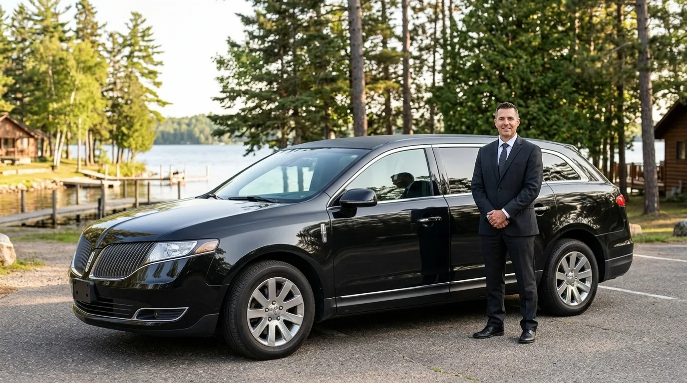MSP to Crosslake car service - private black car transfer to the Brainerd Lakes area - MSP Airport Limo Service