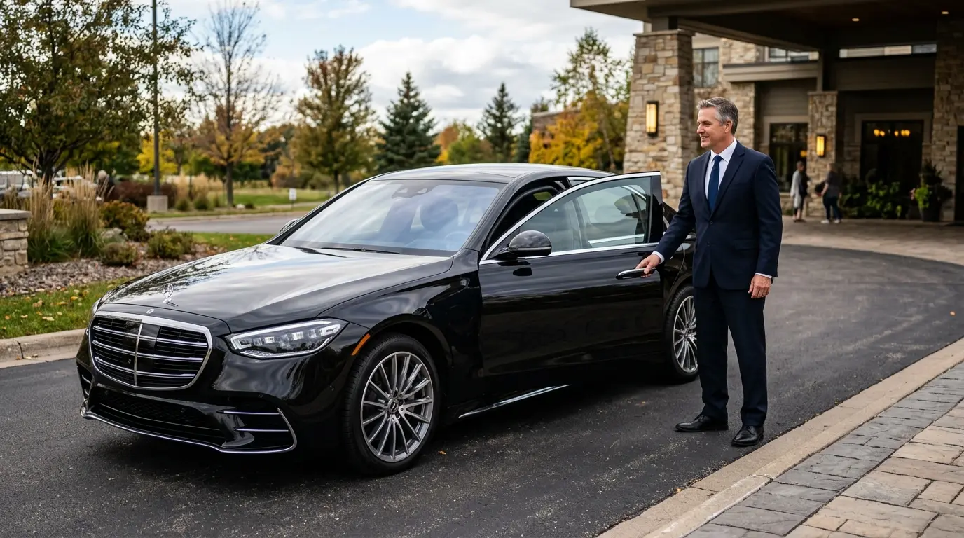 Rogers MN car service - chauffeured black SUV in Rogers, Minnesota - MSP Airport Limo Service